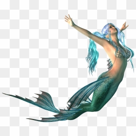 Mermaid Swimming Up Transparent Png - Mermaid Transparent, Png Download - mermaid png