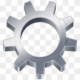 Gears Clipart Transparent - Gear Silver Png, Png Download - gear png