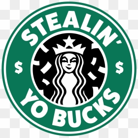 Starbucks Logo Parody , Png Download - Starbucks, Transparent Png - starbucks logo png