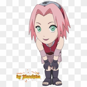 Naruto Uzumaki Chibi Art By Songokukai Naruto Masashi - Sakura Chibi Png, Transparent Png - naruto png