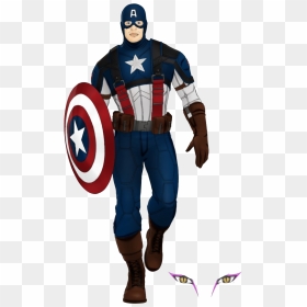 Avengers Captain America Cartoon, HD Png Download - captain america png
