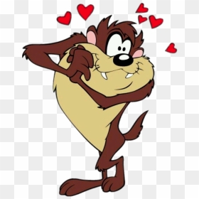Taz The Tazmanian Devil In Love - Tasmanian Devil Cartoon, HD Png Download - love png
