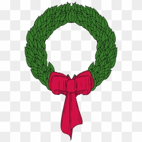 Christmas Wreath - Christmas Wreath Clip Art, HD Png Download - christmas wreath png
