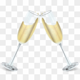 Wine Glass Png - Champagne Stemware, Transparent Png - wine glass png