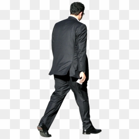 Man In Suit Walking Outside Alex Proimos/cc-attribution - Man In Suit Walking Png, Transparent Png - people walking png