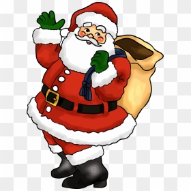 Christmas Santa Claus Bye Cartoon Clipart Png - Santa Claus Christmas Festival, Transparent Png - santa png