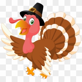 Turkey Cartoon Royalty-free - Transparent Background Thanksgiving Turkey, HD Png Download - turkey png