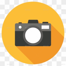 Camera Icon Flat - Camera Flat Icon Png, Transparent Png - camera icon png