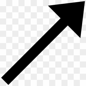 Black, Right, Simple, Small, North, Arrow, Cartoon - Pointing Arrow Transparent Background, HD Png Download - north arrow png