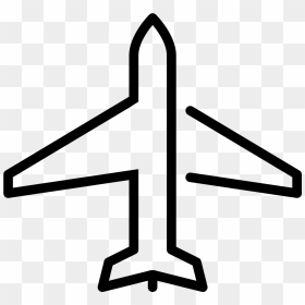 Flight Icon Png Image Free Download Searchpng - Airplane, Transparent Png - black line png