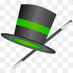 Top Hat Png Clipart , Png Download - Magician Hat Green, Transparent Png - top hat png