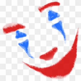 Joker Face Paint Png, Transparent Png - face png