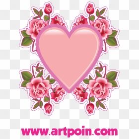 Heart, HD Png Download - flores png