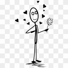 Stick Figure Love Gif, HD Png Download - love png