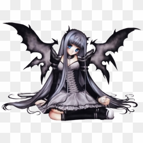 Anime Dark Angel Girl, HD Png Download - angel png