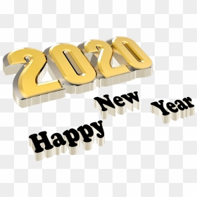 Happy New Year Png Image 2020 Png Free Download - Calligraphy, Transparent Png - happy new year png