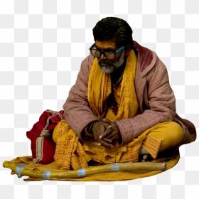 Indian People Sitting Png, Transparent Png - people sitting png