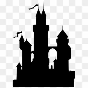 Portable Network Graphics Clip Art Transparency Silhouette - Silhouette Of A Castle, HD Png Download - castle png