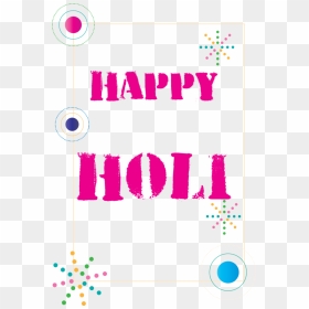Transparent Holi Text Line Pink For Happy Holi For - Field Station: Dinosaurs, HD Png Download - happy holi png