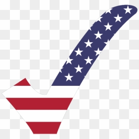 Usa Check - American Flag With A Check Mark, HD Png Download - check png