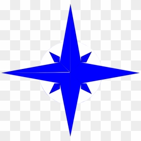 North Arrow Clip Art Clipart - 4 Point Star Png, Transparent Png - north arrow png