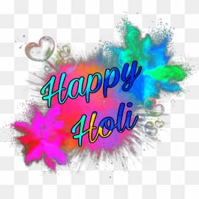 Wish Everyone @picsart A Happy Holi Festival 💛🧡❤️♥️💚💙💜 - Picsart Holi Sticker, HD Png Download - happy holi png