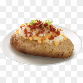 Baked Potato Png Black And White Library - Baked Potato, Transparent Png - potato png