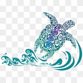 Sea Turtle Clip Art Vector Graphics Illustration - Sea Turtle Clipart Free, HD Png Download - turtle png