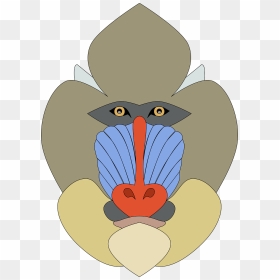 Mandril Cara Png, Transparent Png - monkey png