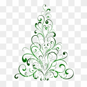 Drawn Pine Tree Line Art - Clip Art Christmas Tree Free, HD Png Download - pine tree png