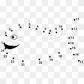 Dots Clipart Dotted Line - Children Connect The Dots, HD Png Download - dotted line png