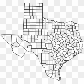 Texas With Counties Clip Arts - San Antonio De Valero Location, HD Png Download - texas png