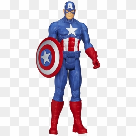 Captain America Png Free Download - Marvel Titan Hero Series Captain America, Transparent Png - captain america png