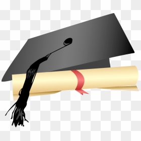 Graduation Png Image - Graduation Cap And Diploma .png, Transparent Png - graduation png
