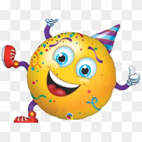 Smileys Clipart Balloon - Birthday Smiley, HD Png Download - party png