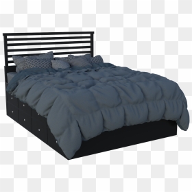 Modern Bed Image Png, Transparent Png - bed png