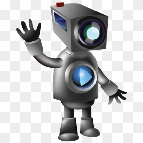 Robot With Camera Head , Png Download - Robot Camera Png, Transparent Png - robot png