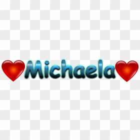Michaela Love Name Heart Design Png - Love Richard Name, Transparent Png - design png