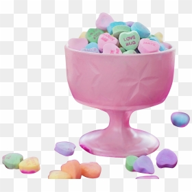 Colorful Heart Candies - Candies Png, Transparent Png - candy png