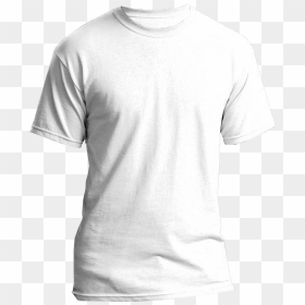 Blank White T Shirt Png - White T Shirt Front Png, Transparent Png - t shirt png