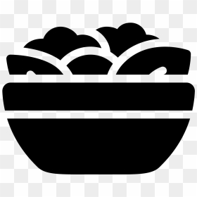 Salad Icon Png - Salad Png Black, Transparent Png - black png