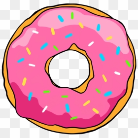 The Simpsons Donut Png - Transparent Simpsons Donut Png, Png Download - donut png