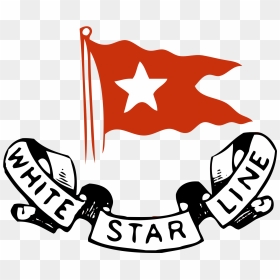 White Star Line Titanic, HD Png Download - white star png