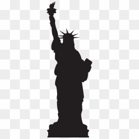 Statue Of Liberty Silhouette Transparent Png Clip Art - Statue Of Liberty National Monument, Png Download - statue of liberty png