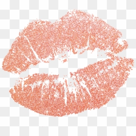 Rose Gold Glitter Lips, HD Png Download - gold glitter png