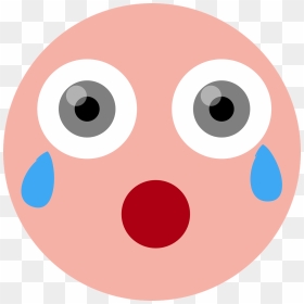 Płacząca Emotka Smutna Png, Transparent Png - crying emoji png