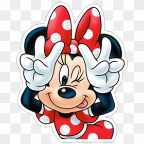 Minnie Mouse Mickey Mouse Donald Duck Sticker Goofy, HD Png Download - minnie mouse png