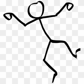 Dancing Stick Figure Clip Arts - Stick Figure Dancing Transparent Background, HD Png Download - stick figure png
