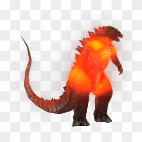 Burning Godzilla 2014 Render By Titanollante - Burning Godzilla 2019 Transparent Background, HD Png Download - godzilla png