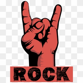 Rock Horns Png - Hand Sign Rock N Roll, Transparent Png - devil horns png